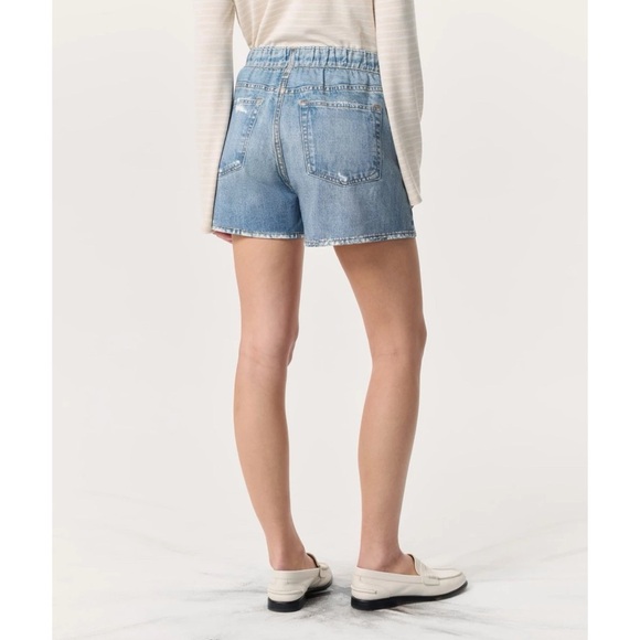 NWT Rag & Bone Miramar Cotton Walking Jean Shorts Blue Small - Picture 11 of 13